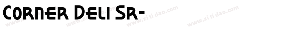 Corner Deli Sr字体转换